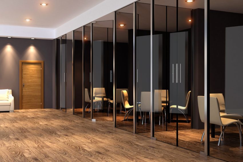 Office building in a new residential area. 3d rendering. Office building in a new residential area. 3d rendering.